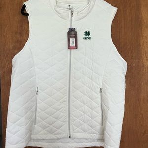 Notes Dame Vest - NWT - Zippers- XXL Women - Pockets